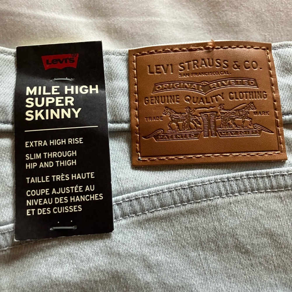 Levi's Mile High Super Skinny Jeans 31x32